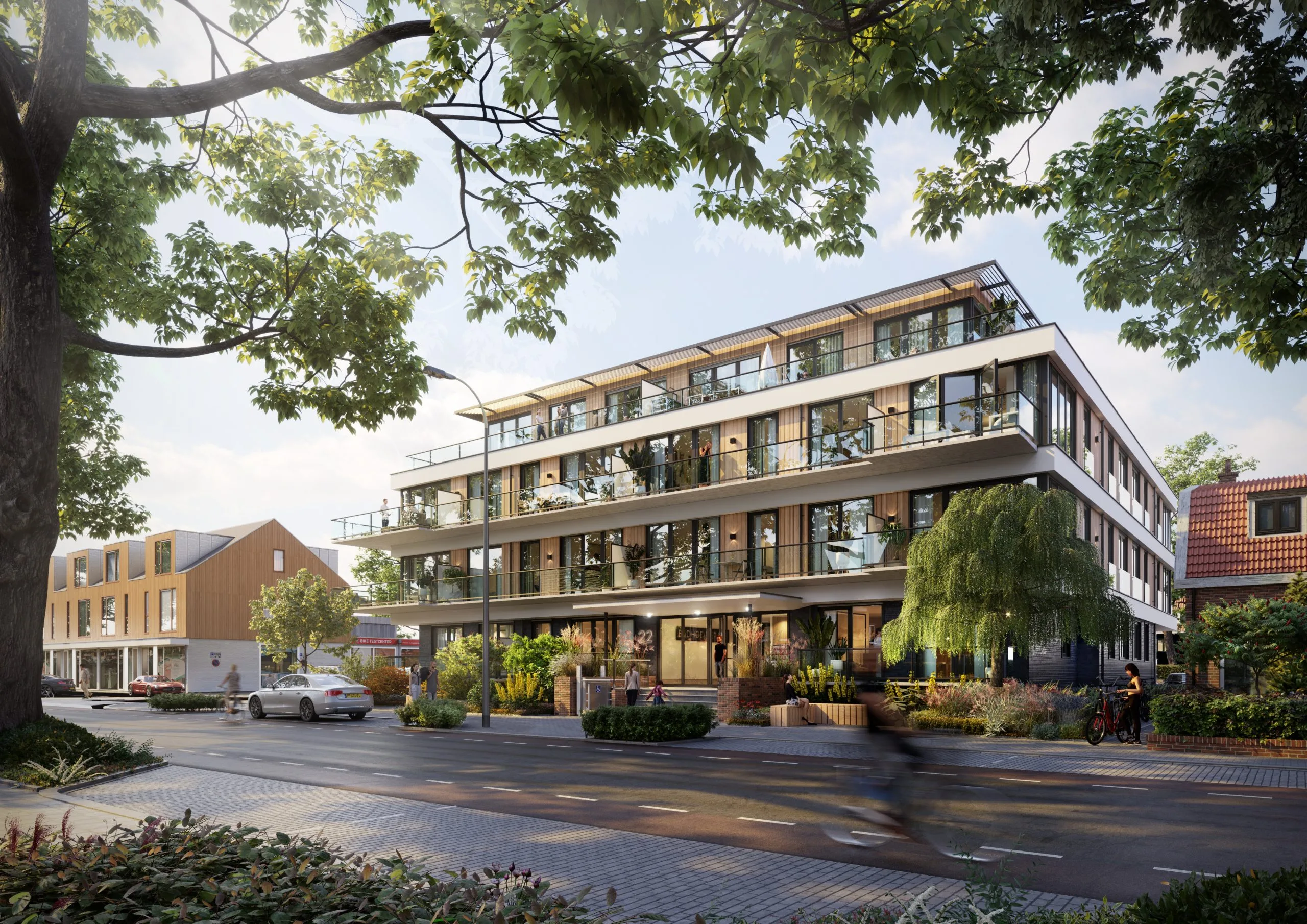 Gebouw zijkant